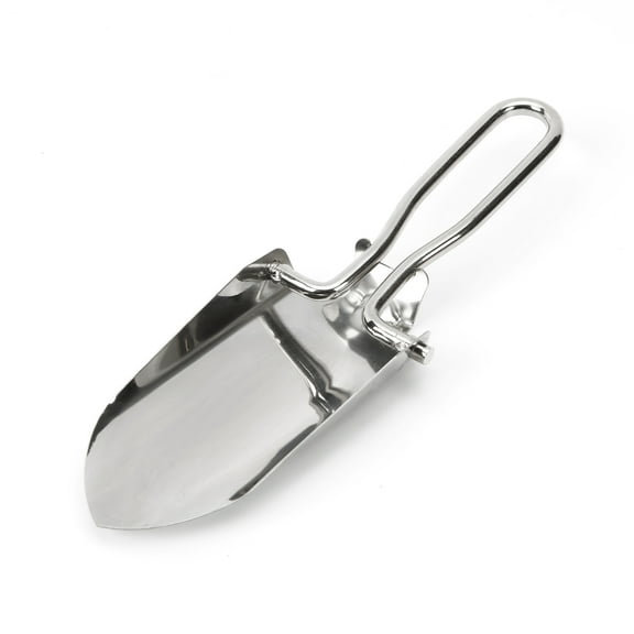 Ozark Trail Steel Stainless Steel Camping Folding Shovel, Silver