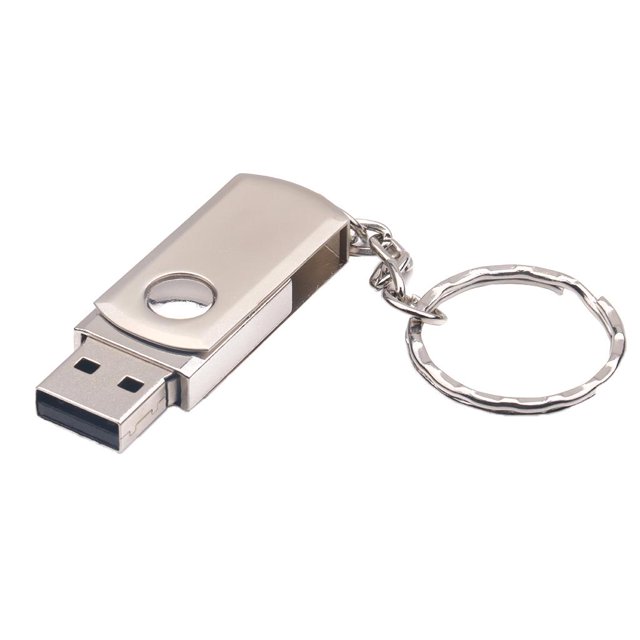 Unidad Flash USB Memoria Flash Palillo de Alenamiento Plegable Palillos de Pen Drives Metal - Plata-64GB Sunnimix USB Flash Drive