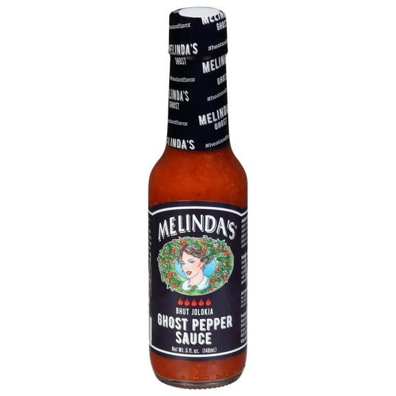 Pack Of 2 Melinda's Ghost Pepper Hot Sauce - 5.00 fl oz (Packaging May Vary)