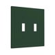 thumbnail image 2 of Tapa decorativa para interruptor de luz Oilbiexn verde oscuro de 2 módulos, 2 of 8