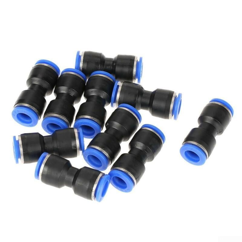 30Pcs Quick Release Straight Push Connectors Air Line Fittings 6/8/10mm Tube OD 