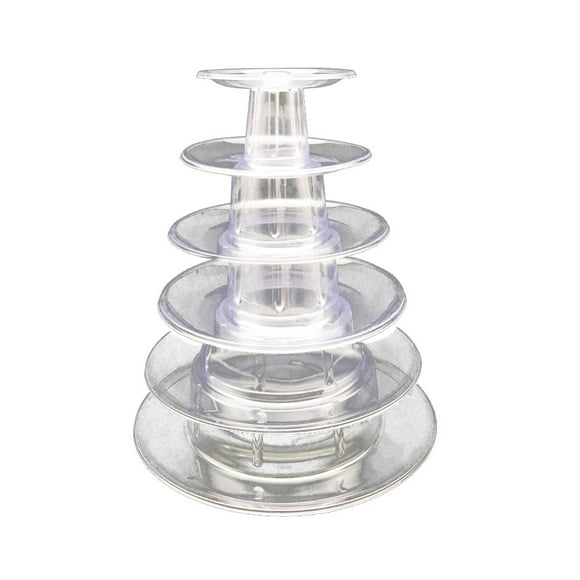 CNKOO New Macaron Tower Stand Decorating Tool Bakeware for Christmas (6 layers )