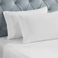 thumbnail image 4 of Superior Moonlawn Embroidered Cotton Bed Sheet Set, King, White, 4 of 11