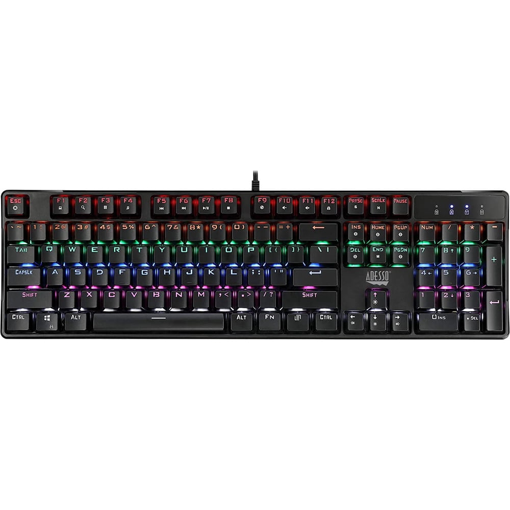 Adesso EasyTouch 640EB Multicolor Illuminated Mechanical Gaming