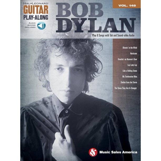 Hal Leonard Bob Dylan Guitar Play Along Volume 148 Book Cd Walmart Com