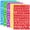 Multicolor, variant on Neasyth 490Pcs Felt Letters Stickers, 1 Inch Alphabet Letters Numbers & Shapes Sticker for Kids DIY Scrapbook Arts and Crafts Supplies(Multicolor)