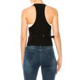 thumbnail image 4 of Women's Casual Solid Racerback Vest Button Down Closure, 4 of 7
