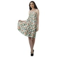 thumbnail image 3 of Moomaya Women Sundresses Tube Dress Printed Smocked Women Boho Knee Long Dress, 3 of 6