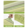 thumbnail image 4 of Green Wooden Grain Bar Stool Covers Set of 2, Vintage Chic Geometric Gradient Stretch Washable Bar Chair Covers with Backs, Removable Pub Counter Height Chair Cover for Kitchen Dining Room Cafe, 4 of 7