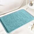 thumbnail image 6 of Todaioua Small Bathroom Rug 16x24 Inch Non Slip Fluffy Bath Mat for Bathroom Floor Washable Plush Premium Bath Rug for Tub Soft Shaggy Absorbent Shower Mat, 6 of 7