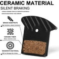 thumbnail image 4 of BUCKLOS MTB Hydraulic Brake Ceramic Pads Road Bike Disc Brake Pad Bicycle Brake Pad fit for Shimano L05A J04C H03C NUT, 4 of 7