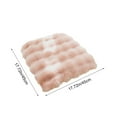 thumbnail image 2 of Square Faux Fur Seat Cushion, Faux Rabbit Fleece Chair Pad, Winter Thick Plush Cushions for Dining Chairs, Comfy Lazy Sofa Office Floor Pillow, Cute Bedroom Decor(Pink,1pc/17.7×17.7inches), 2 of 6