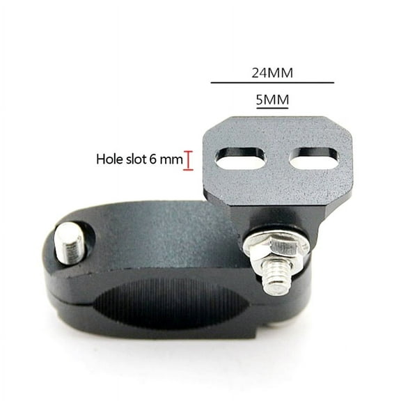 2Pcs Motorcycle Spot Light Bracket Mount For LED Headlight Fog Lamp Clamp Holder