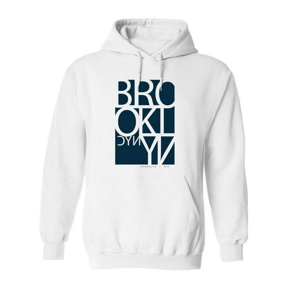 Ny Brooklyn Design Hoodie Men -Image by Shutterstock, Male x-Large