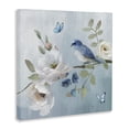 thumbnail image 2 of Stupell Industries Shabby Chic Pastel Blue Bird Blooms Canvas Art, 36 x 36, by Nan, 2 of 8