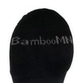 thumbnail image 5 of BambooMN Unisex Mens and Womens Quarter Socks Made of Rayon from Bamboo - Black - 4 Pairs - Medium, 5 of 6