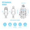thumbnail image 3 of Game Controller White Pattern Lamb Fleece Blanket Hoodies for Teens ,Teens Oversize Sherpa Wearable Hooded Blanket Sweatshirt with Super Pockets, 3 of 6