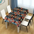 thumbnail image 4 of Yayeee Tablecloths 60" x 90" Rectangle Wrinkle Resistant Party Table Cover, Blue Geometric, 4 of 8