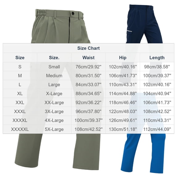 Zekutng Cargo Pants for Men Pleated Partial Elastic Waist Reflective Trim Straight Work Uniform Pants,Sizes S-5XL