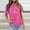 Hot Pink, variant on France Shirt Women Tower T Shirt Travel In France Tshirts Vacation Tees Tops Women's Shirts Summer Long Sleeve Tee Shirts for Women Casual T Shirts Women Turtleneck Women Long Sleeve for Women Ladies