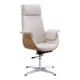thumbnail image 5 of European-style Leather Backrest Office Chairs Home Swivel Computer Chair Office Furniture Lift Armchair Boss Office Game Chair L My Lux Decor Round, 5 of 28