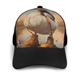 thumbnail image 3 of Naloa Hiking Duck Adult adjustable Print Baseball Hat, Patchwork curved brim baseball capfor Men and Women, One Size, 3 of 5
