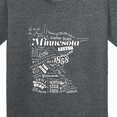 thumbnail image 4 of Inktastic Minnesota State Word Salad Youth T-Shirt, 4 of 5