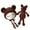 Coffee, variant on Inevnen Newborn Photography Prop Handmade Crochet Bear Hat with Dolls Outfit For Infant Boys Girls Photoshoot
