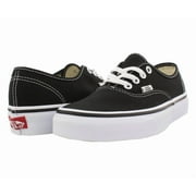 Vans Authentic VN000EE3BLK1 Mens Black & White Skateboarding Shoes HS3735 (9)