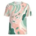thumbnail image 5 of Leopard Print Pattern T Shirts Basic T-Shirt Short Sleeve Ladies Tee Shirt Summer Graphic Clothing, 5 of 6