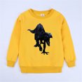 thumbnail image 2 of CONFREE Sweatshirt For Boy Long Sleeve Boys Pullover Sweatshirt Cartoon Dinosaur Soft Fall Winter Clothes Shirts, 2 of 9