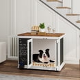 thumbnail image 2 of PawHut 39" Dog Crate Furniture Side End Table for Large Dogs w/ Blackboard, 2 of 10