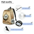 thumbnail image 4 of Honeii Magnetic Old Compass On World Map Print Canvas College Laptop Backpack, Durable Rucksack Travel Notebook Bag School Backpack Book Bag for Men Women-Medium, 4 of 7