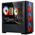 thumbnail image 3 of HAJAAN BREEZE PC de Bureau Gaming, Processeur Intel Core i5 11400F jusqu'à 4.40GHz, Radeon RX 580 8 Go, 1 To NVME SSD, 16 Go DDR4 RAM 3200, Wi-Fi, Bluetooth, Windows 11 Pro, 3 of 5