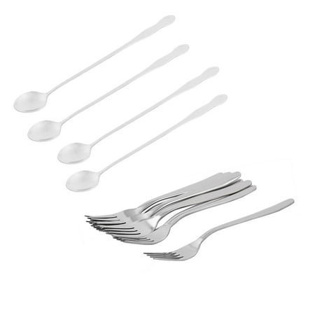 

Uxcell Dinner Forks Set of 10 Stainless Steel Forks 7.5 Length Tableware