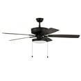 thumbnail image 4 of P119FB5-52FBGW Craftmade Lighting Pro Plus 119 Series - 52 Inch 5 Blade Ceiling Fan with Slim Pan Light Kit, 4 of 16