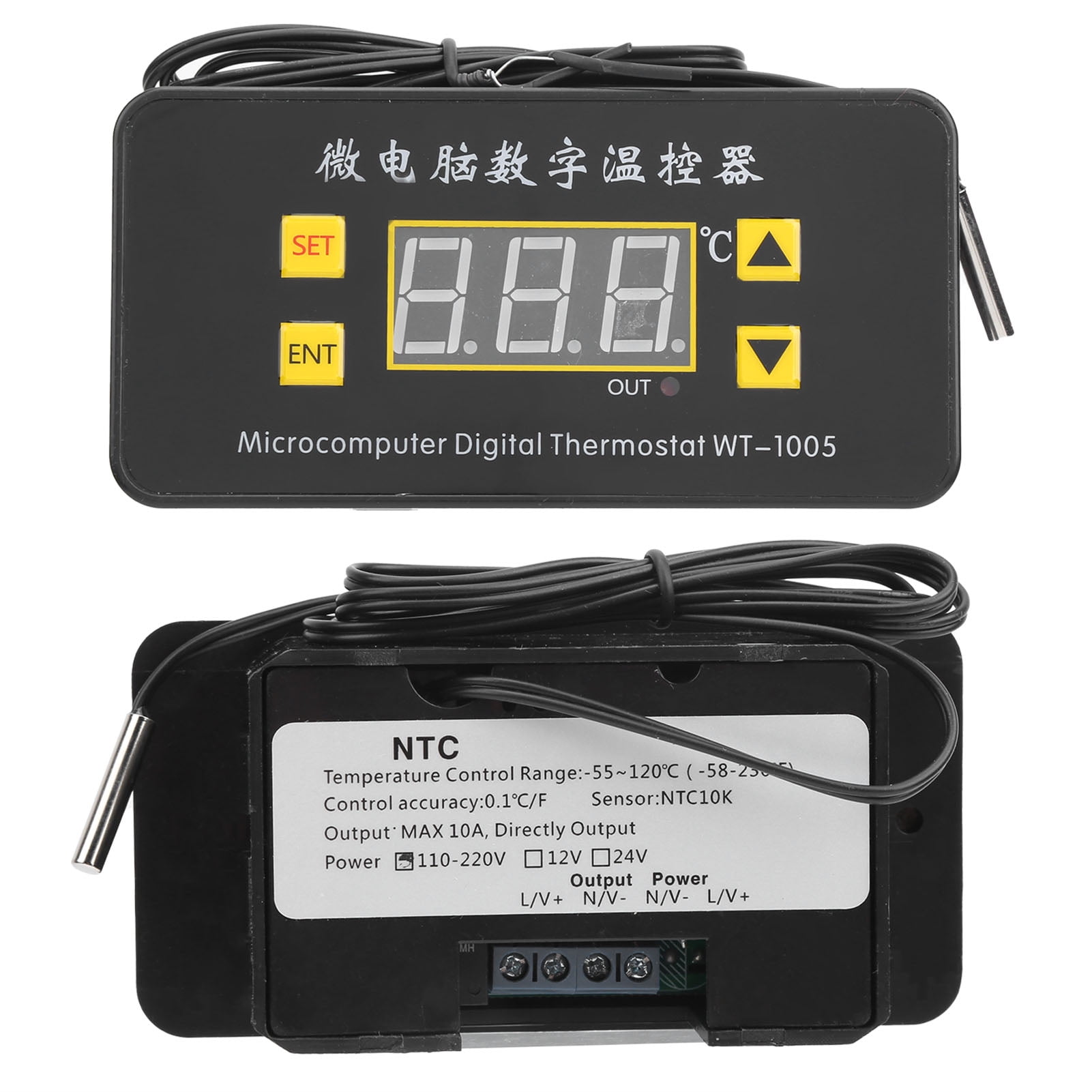 Digital Thermostat Thermostat Controller for Equipment Case Air Conditioning System 50~110℃ Temperature Switch Waterproof Digital Thermostat Thermostat Controller for Equipment Case Air Conditioning System 50~110℃ Temperature Switch Waterproof