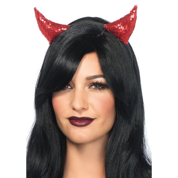 Sequin Devil Horns