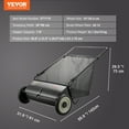thumbnail image 5 of VEVOR Push Lawn Sweeper, 26-inch Leaf & Grass Collector, Strong Rubber Wheels & Heavy Duty Thickened Steel, Durable to Use with Large Capacity 7 Cu. ft. Mesh Collection Hopper Bag, 4 Spinning Brushes, 5 of 10