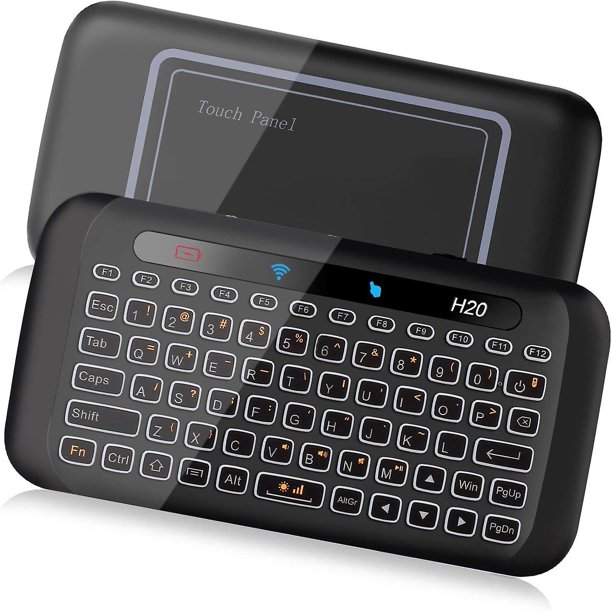 Teclado inalámbrico YONGSHENG H20 2,4 GHz con ratón panel táctil 7 colores ajustables