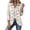 Beige, variant on Womens Jackets Long Sleeve Collared Ruffled Shackets Hem Split Hem Soft Touch Shirts Clothes for Fall Gatherings