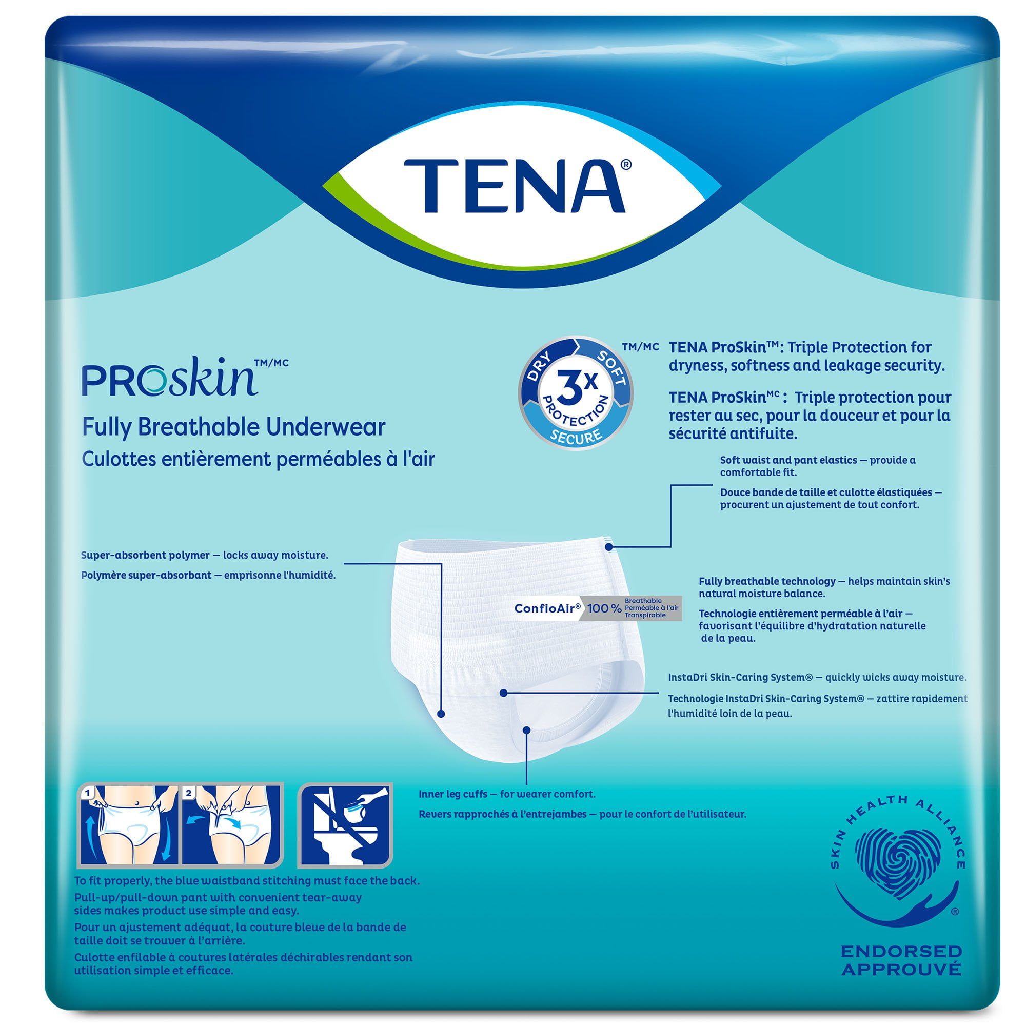 TENA PROskin Slip Plus M 72枚入り TENA Slip Plus | All-in-one incontinence product with tabs