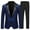 Blue*, variant on RUTAYY Men's Outfits Sequins Tuxedo Party Dance Wedding One Button Long Sleeve Jacket and Pants Trendy Classic Sets