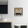 thumbnail image 3 of Stupell Industries Traditional Elegant Bathtub & Chandelier Black Floating Frame Canvas Art, 18 x 18, by Janet Tava, 3 of 8