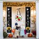 thumbnail image 5 of Generic Adorno de pared de calabaza y calavera para Halloween, decoración artesanal de madera para fiestas de espíritus., 5 of 6