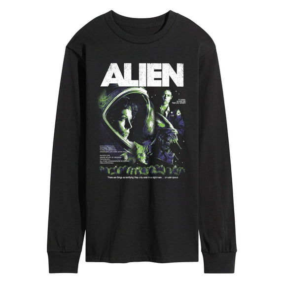 Alien - Bootleg - Men's Long Sleeve Graphic T-Shirt