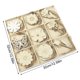 thumbnail image 5 of Adornos de madera Hueco Exquisito DIY Manual Creativo Práctico Práctico Colgante Adornos de madera para la decoración del hogar Crafts 36 paquetes Guardurnaity HA028225-00B, 5 of 5