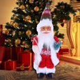 thumbnail image 4 of Muñeco de Estatuilla de Papá Noel Gloria Adorno Coleccionable Creativo Decorativo Artesanal, 4 of 8