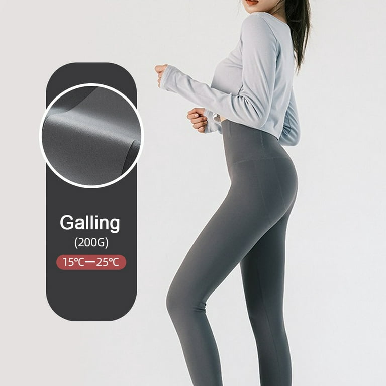 High Waist Leggings For Women - Warm Pants Tummy Control Yoga