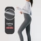 thumbnail image 3 of Leggings de cintura alta para mujer - Pantalones cálidos con control de abdomen - Mallas de yoga - Gris plateado para 15 ℃ a 25 ℃, 3 of 6